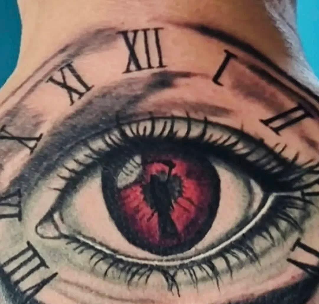 Custom Tattoo Design Augen Sensenmann by Another Ink Nürnberg Tattoo Studio